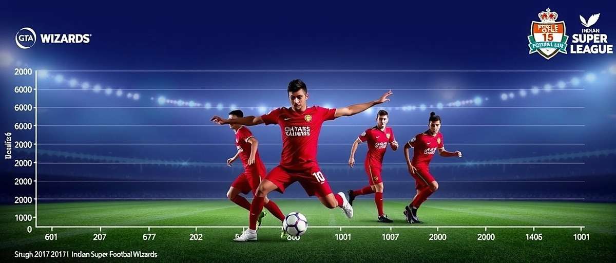 Goa Young Football Wizards - Download Growth Chart Goa Young Football Wizards download growth graph showing increase during Indian Super League season